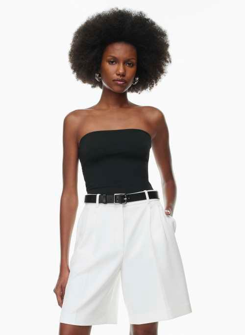 pleated bermuda short Product Image