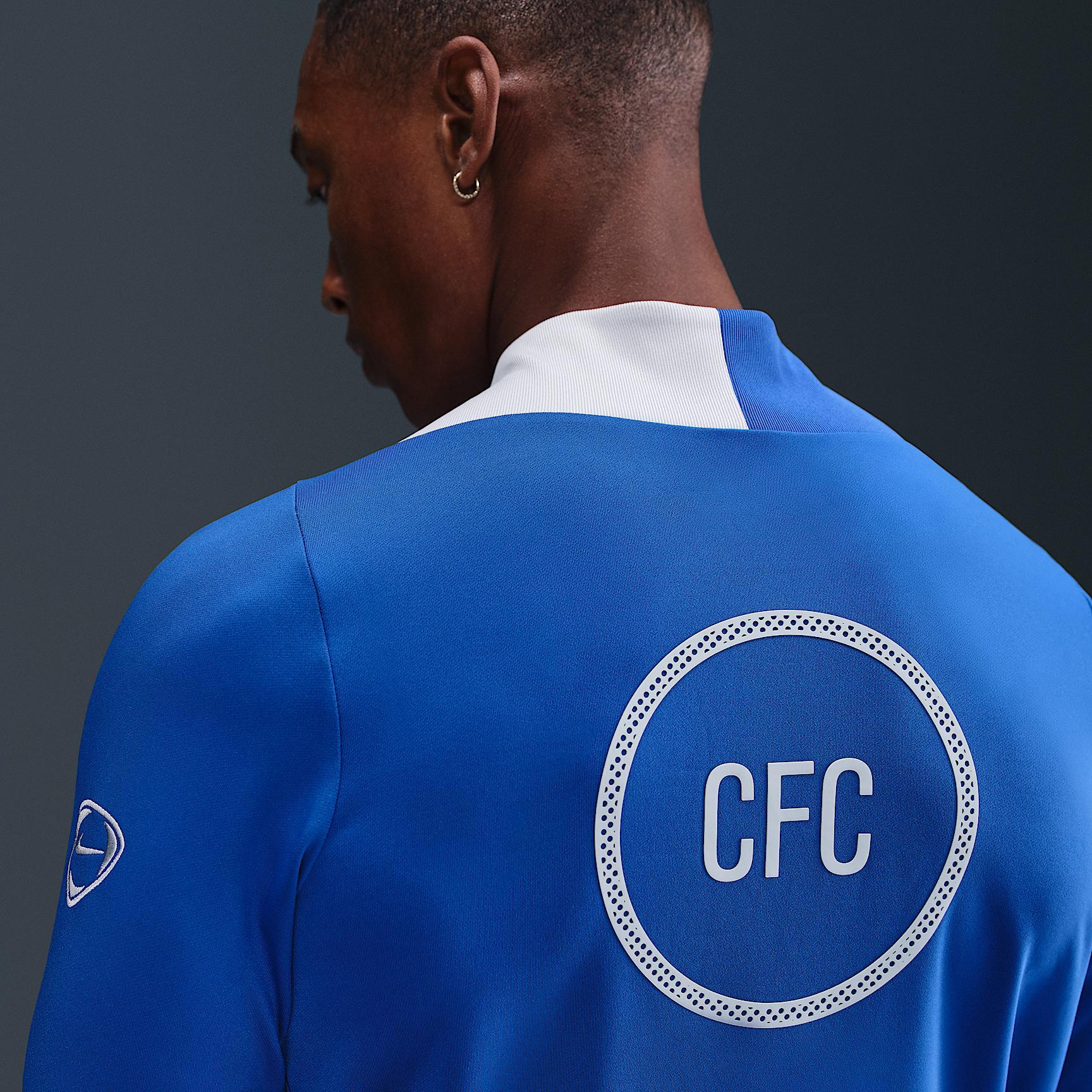 Chelsea FC Strike Third Men's Nike Dri-FIT Total 90 Soccer Knit Drill Top Product Image