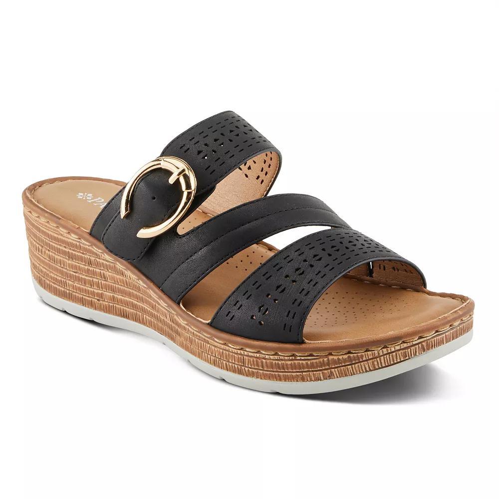 Patrizia Sharonda Women's Wedge Sandals, Size: 40, Black Product Image