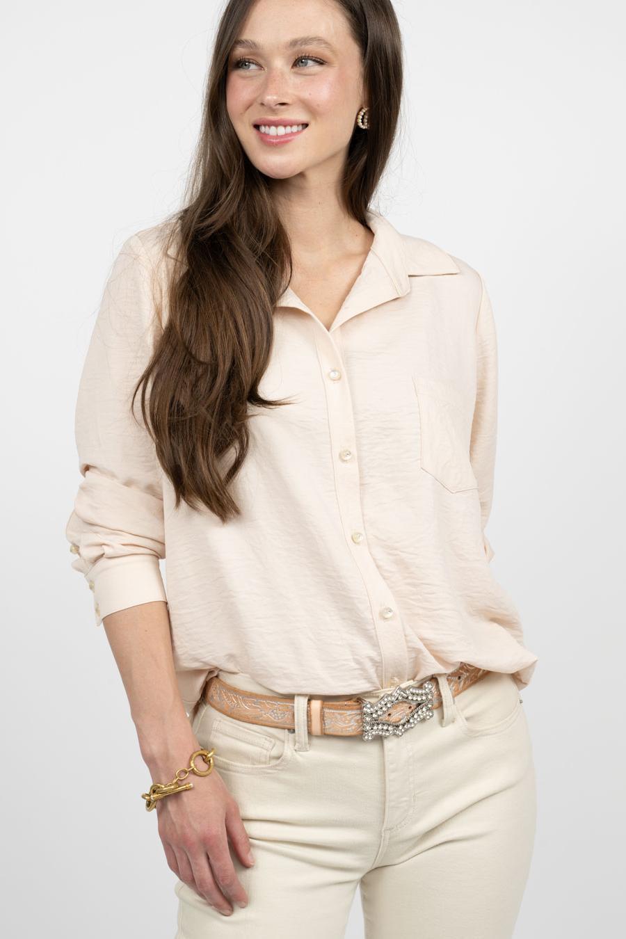 Long Sleeve Camp Shirt Product Image