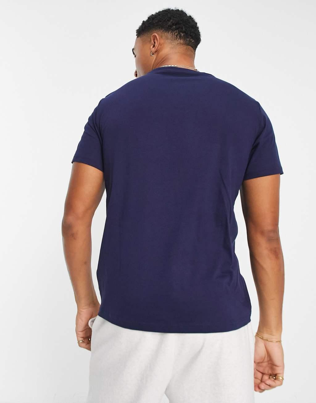 Polo Ralph Lauren lounge t-shirt in navy with logo Product Image