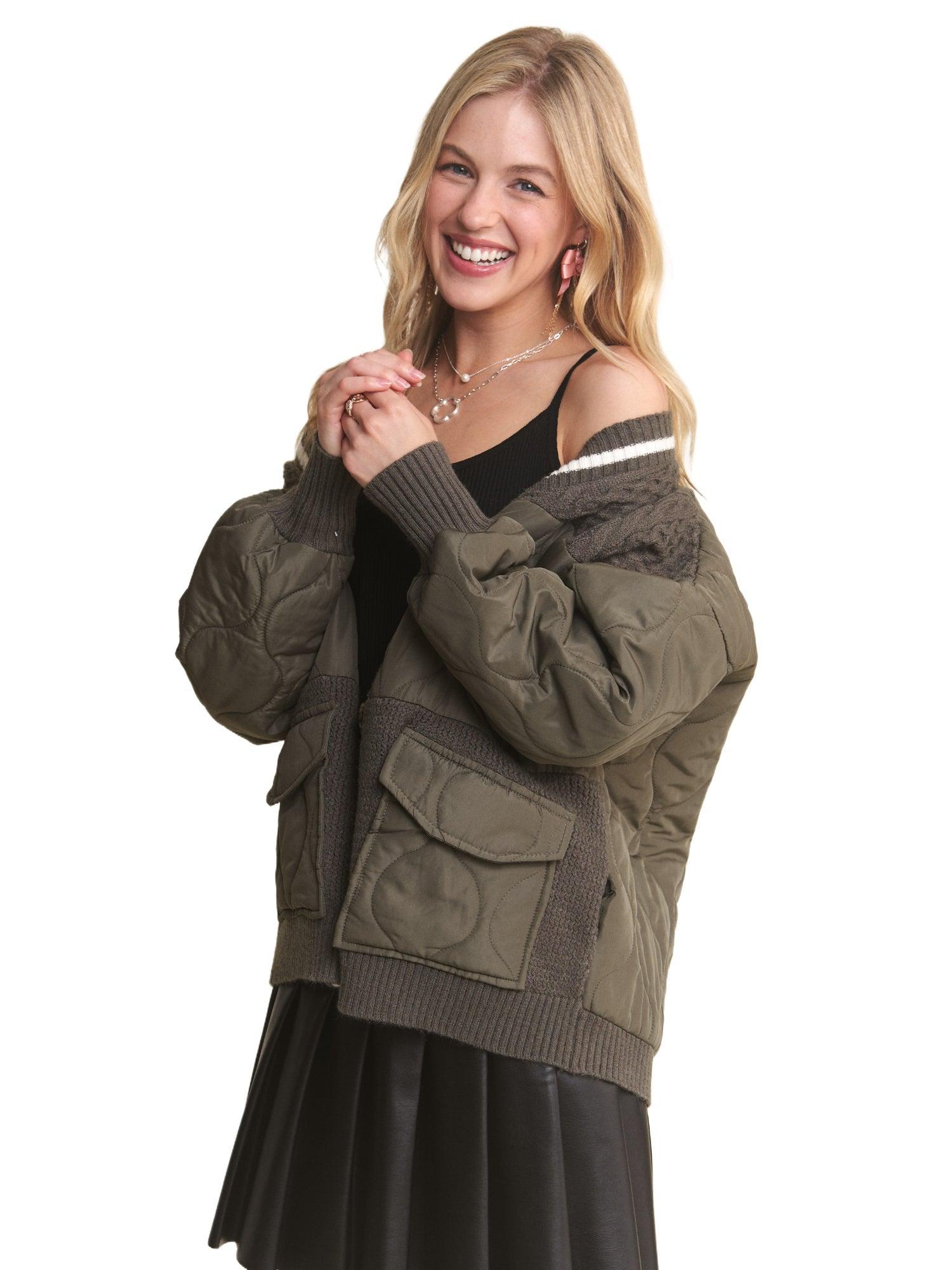 Adora Quilted Cardigan Product Image