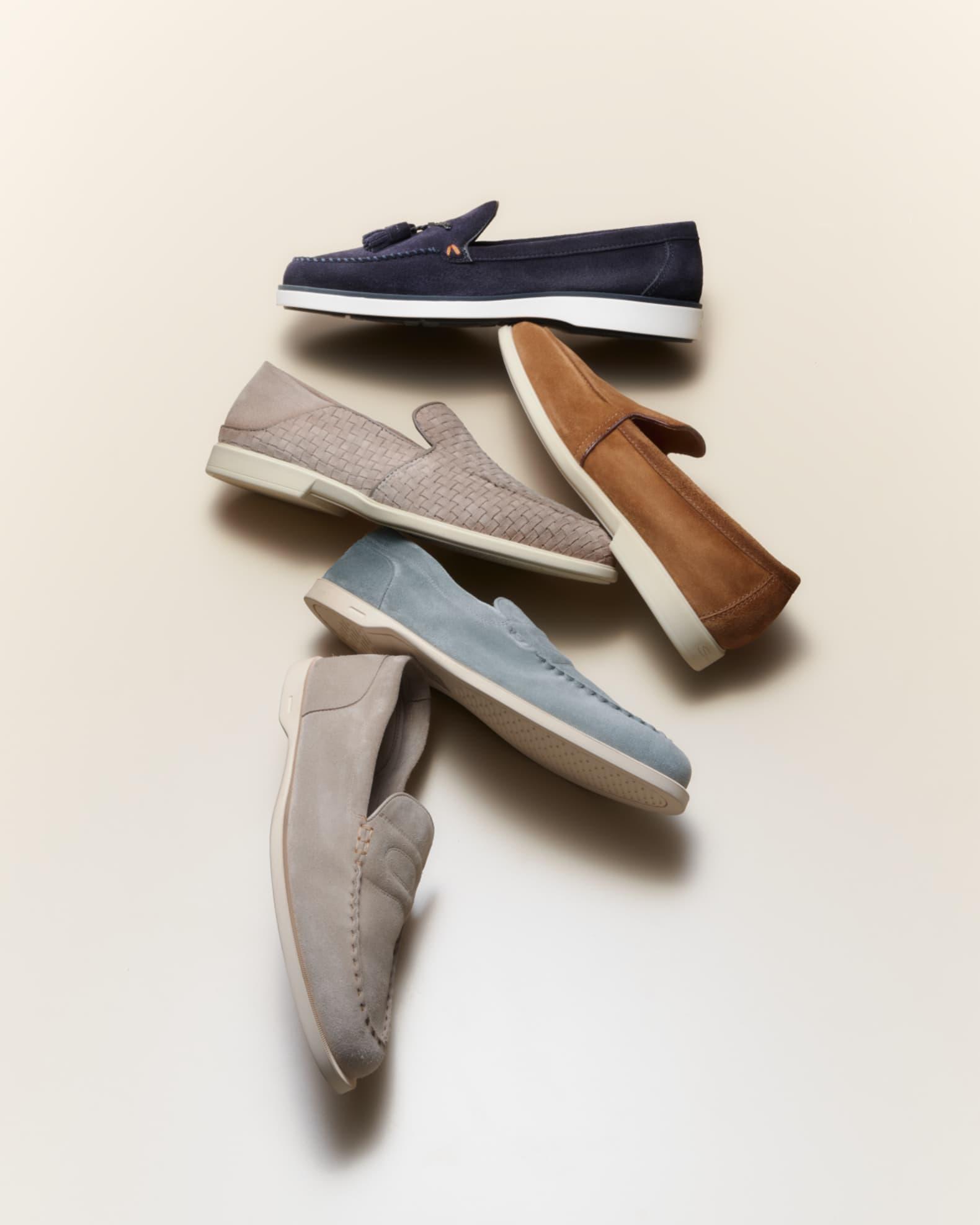 Men's Malibu Suede Loafers Product Image