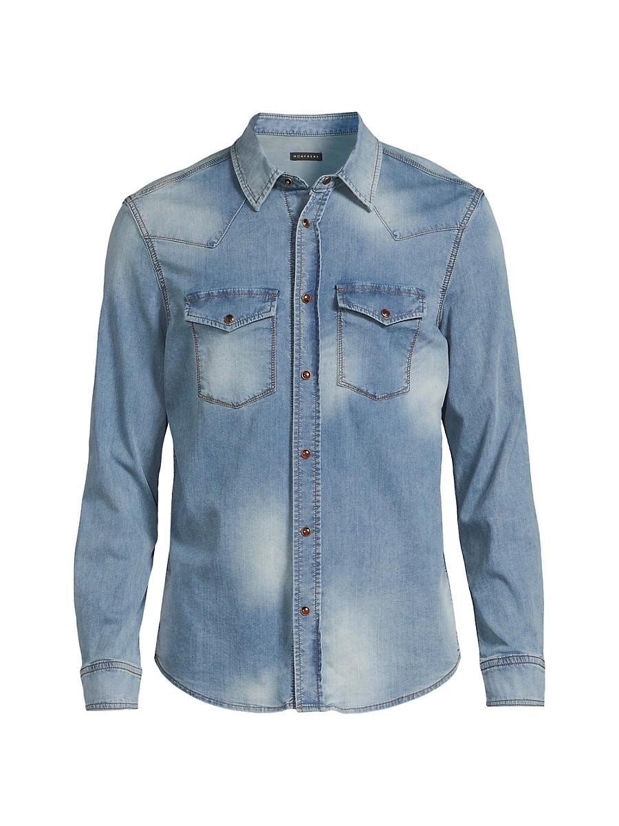 Mens Eastwood Cotton Denim Shirt Product Image