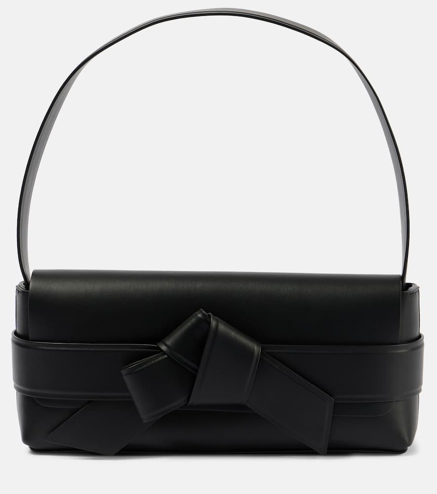 ACNE STUDIOS Musubi Leather Shoulder Bag In Black Product Image