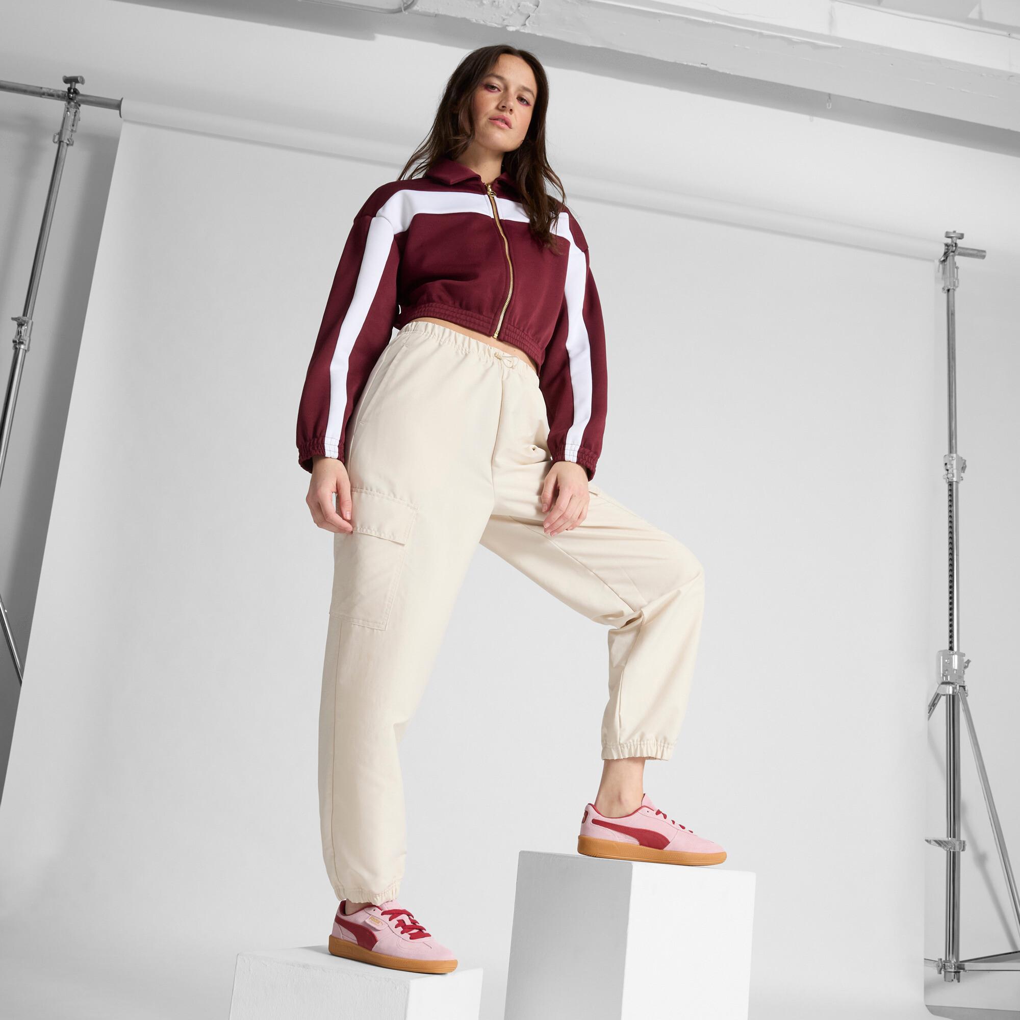 PUMA Women's Relaxed Crop Track Jacket Product Image