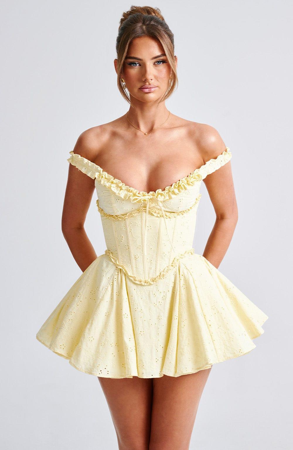 Elva Playsuit - Lemon Product Image