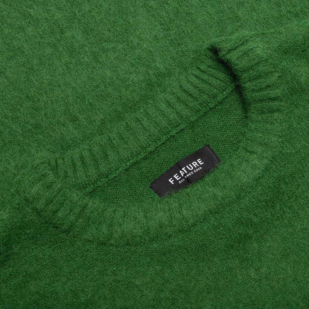 Script Logo Sweater - Green Male Product Image