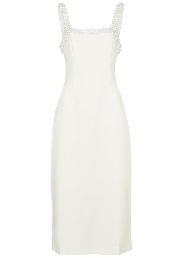 The Ultimate Muse Pearl Trim Midi Dress Product Image