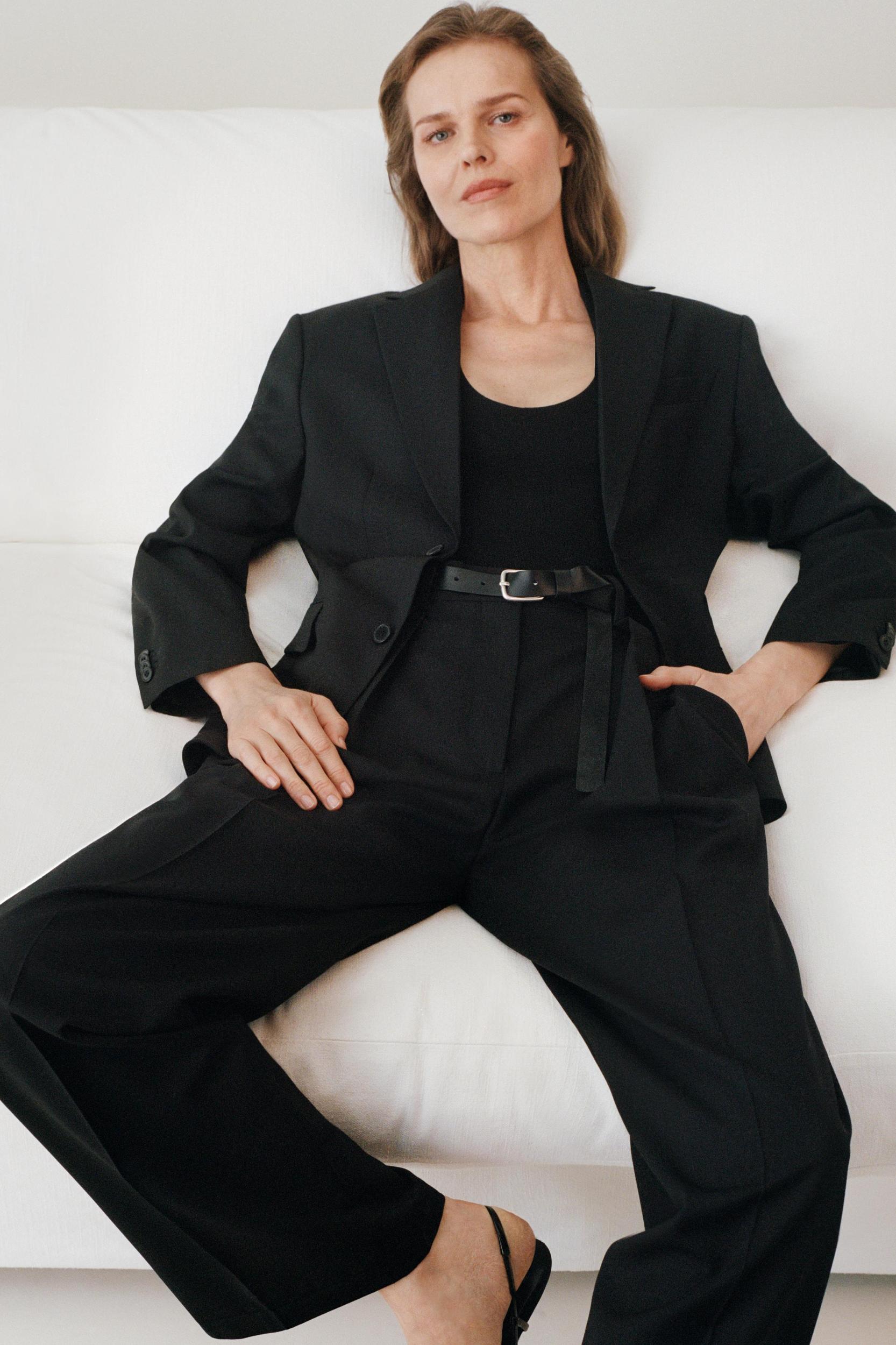 WOOL BLEND PANTS WITH DARTS 50TH ANNIVERSARY Product Image