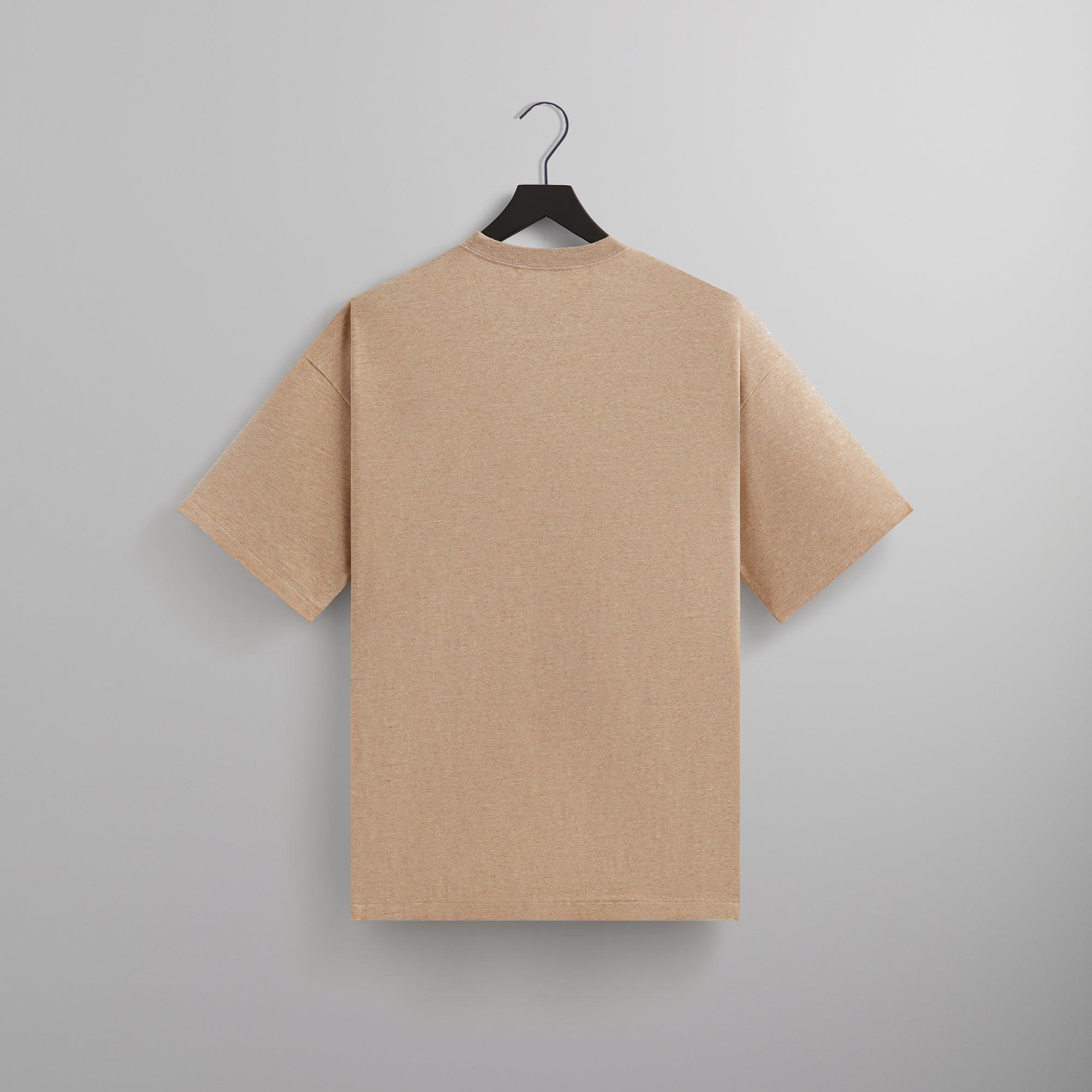 Kith 101 for Auralee Luster Plaiting Tee - Almond Heather Male Product Image