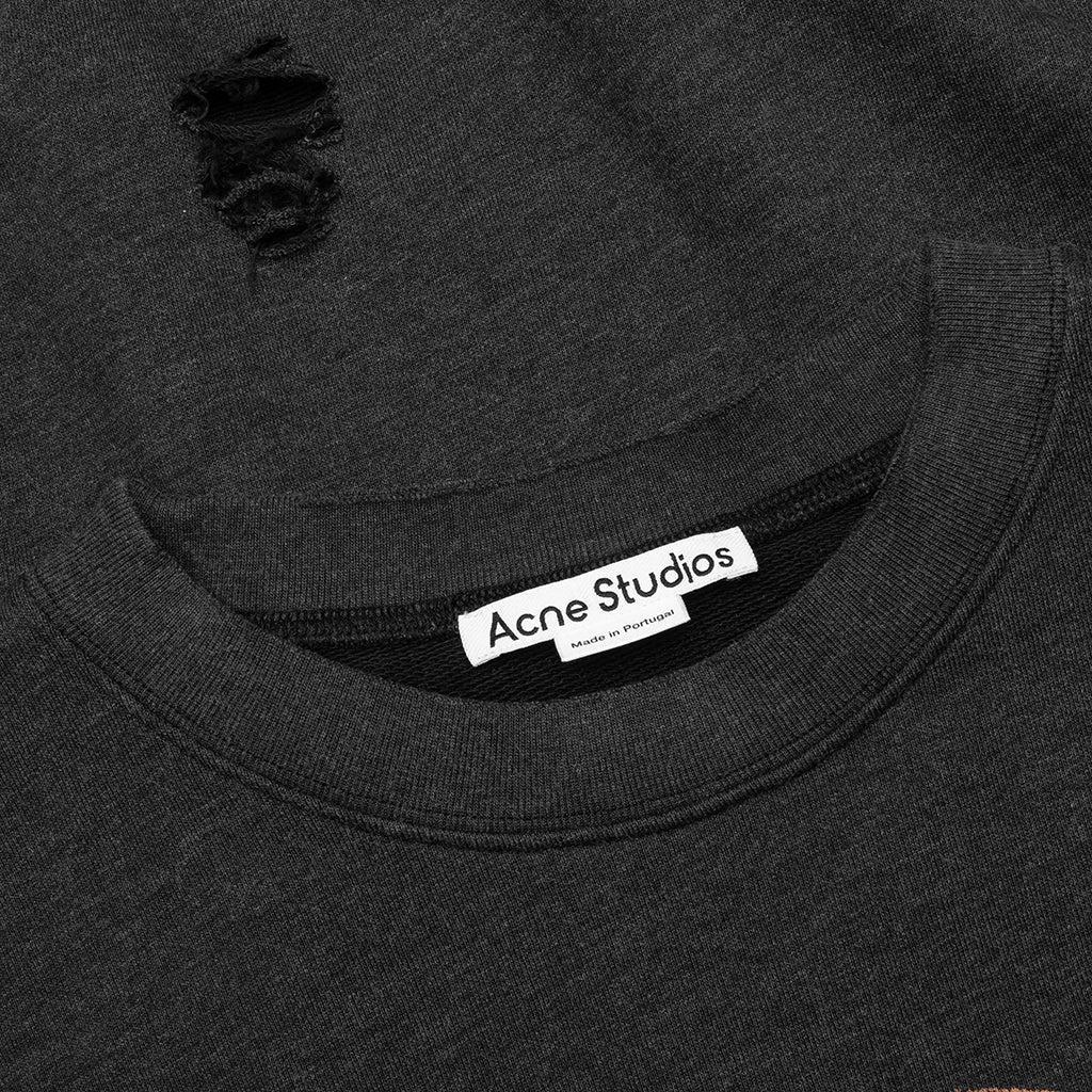 Sweater Printed Logo - Black Melange Male Product Image
