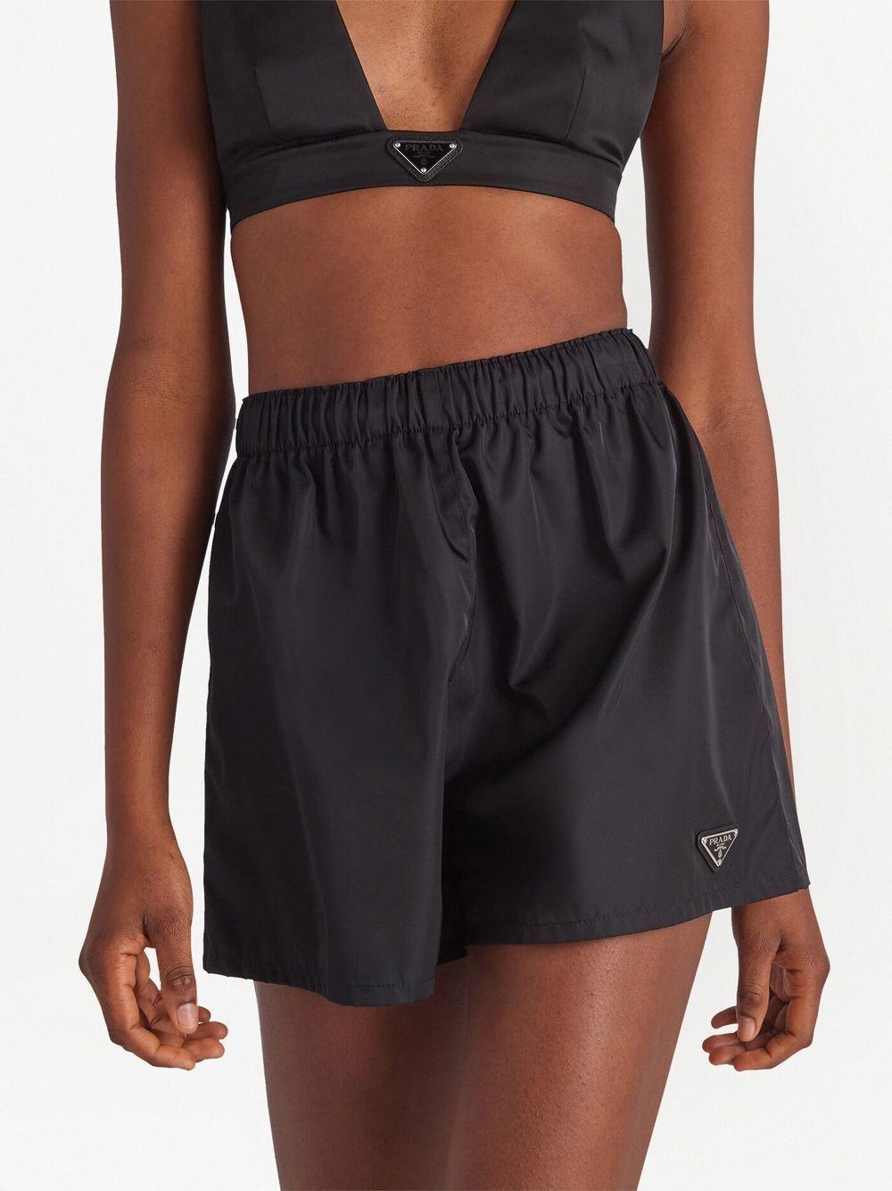 Re-Nylon triangle-logo shorts Product Image
