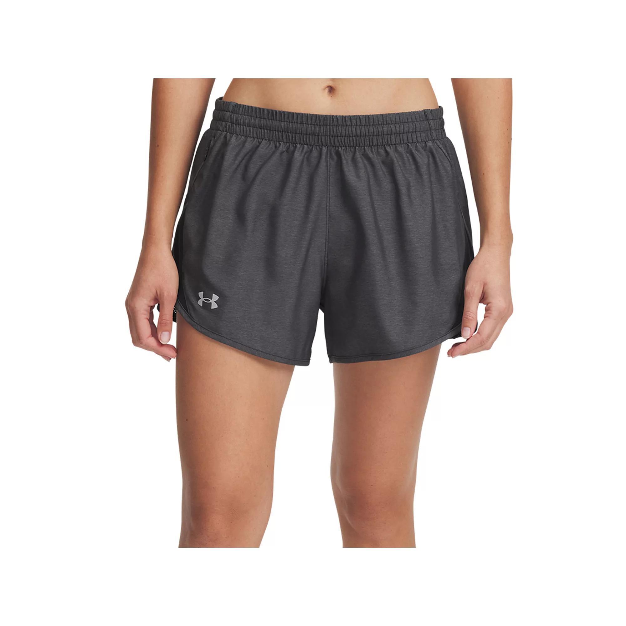 Women's Under Armour Fly-By Shorts, Size: Medium, Vivid Pink Product Image