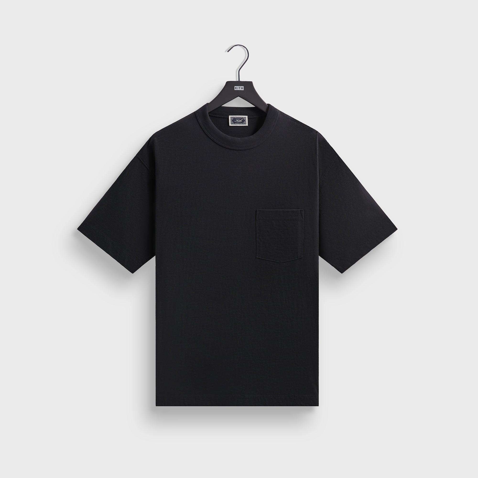 Kith Leonard Pocket Tee - Black Male Product Image