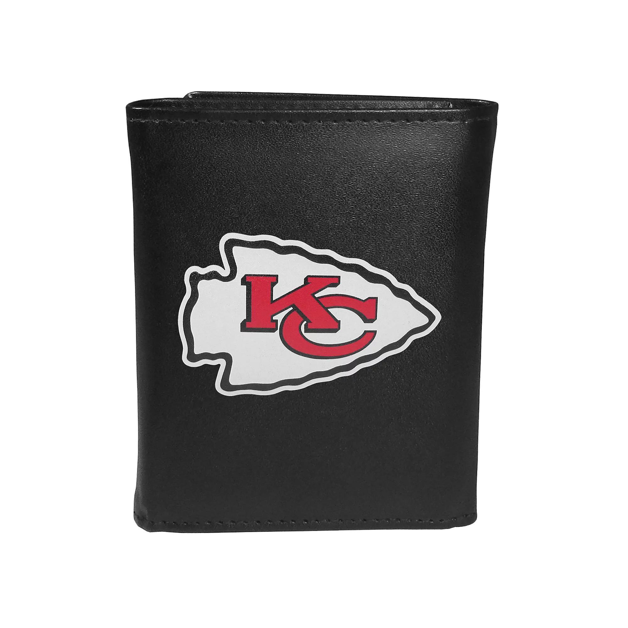 Men's Kansas City Chiefs Logo Tri-Fold Wallet, Team Product Image