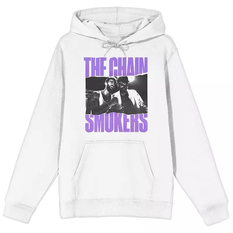 Men's The Chainsmokers Alex Pall Graphic Hoodie, Size: XL, White Product Image