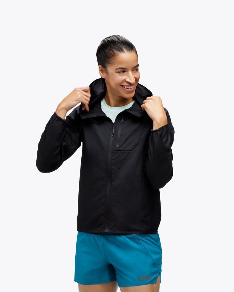 HOKA Womens Skyflow Jacket in Blackmall Product Image