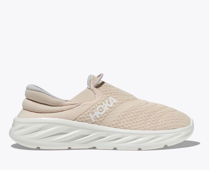 HOKA Womens ORA Recovery Shoe 2 in Black/White, Size 6 Product Image