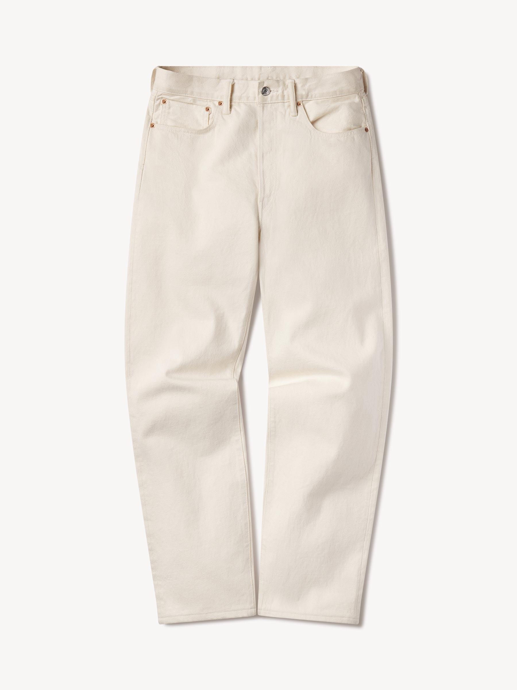 N002 Japanese Loomstate Selvedge Full Saddle Jean Product Image