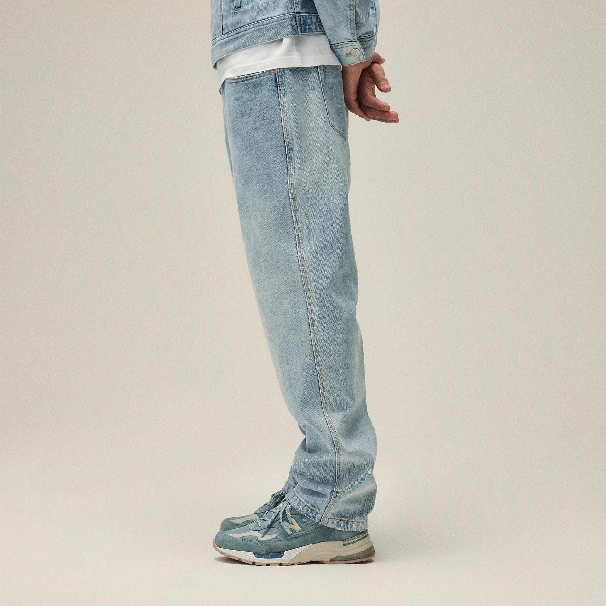 Kith Centre Straight Jean - Light Indigo Male Product Image