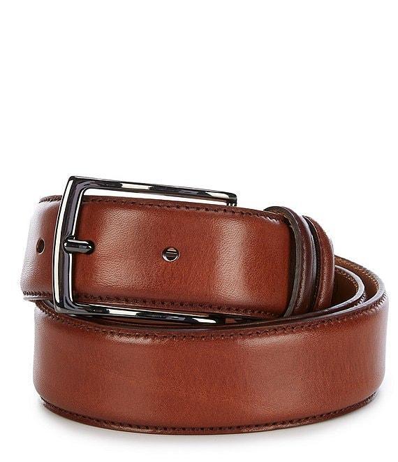 Daniel Cremieux Signature Hand-Burnished Leather Dress Belt Product Image
