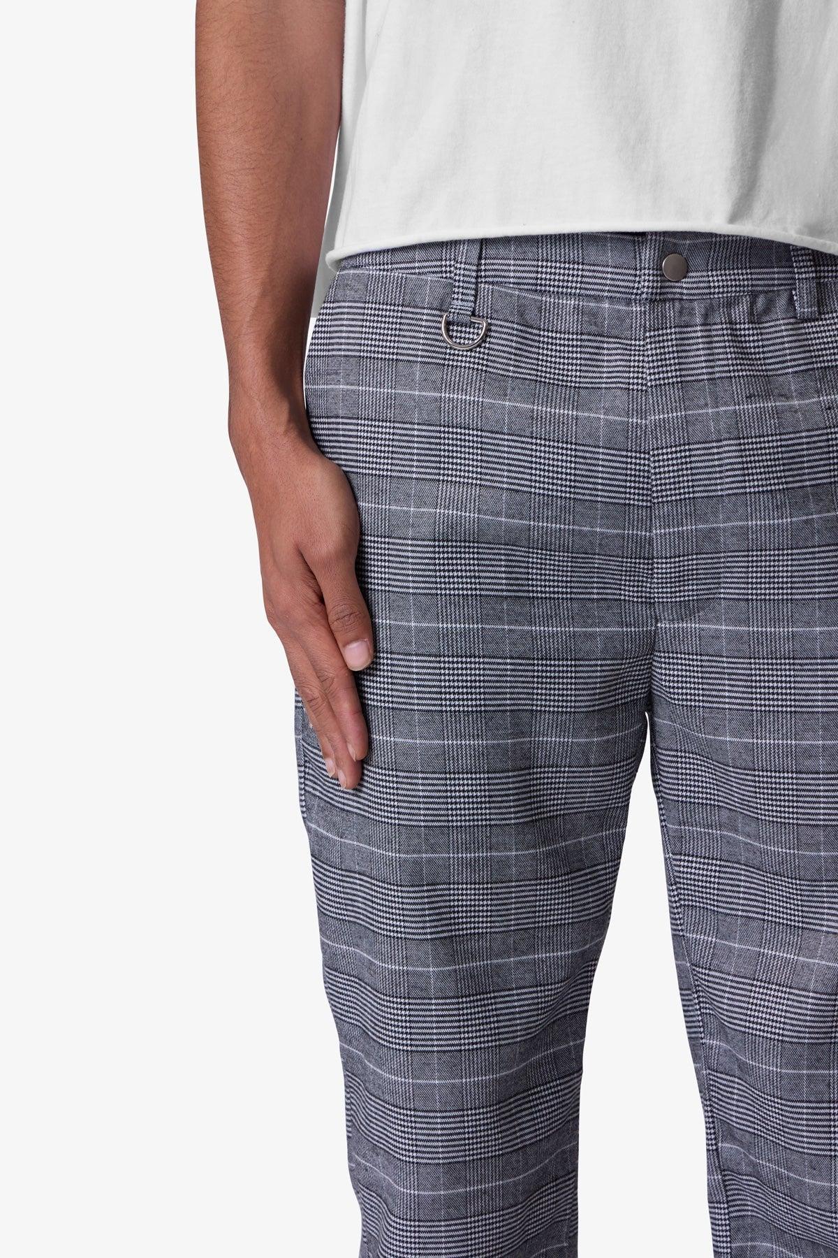 Punk Zip Trouser Pants - Black/Grey Product Image