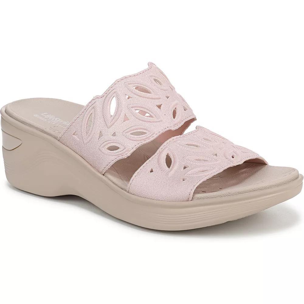LifeStride Delight Women's Slides, Size: 9.5, Pink Shimmer Product Image