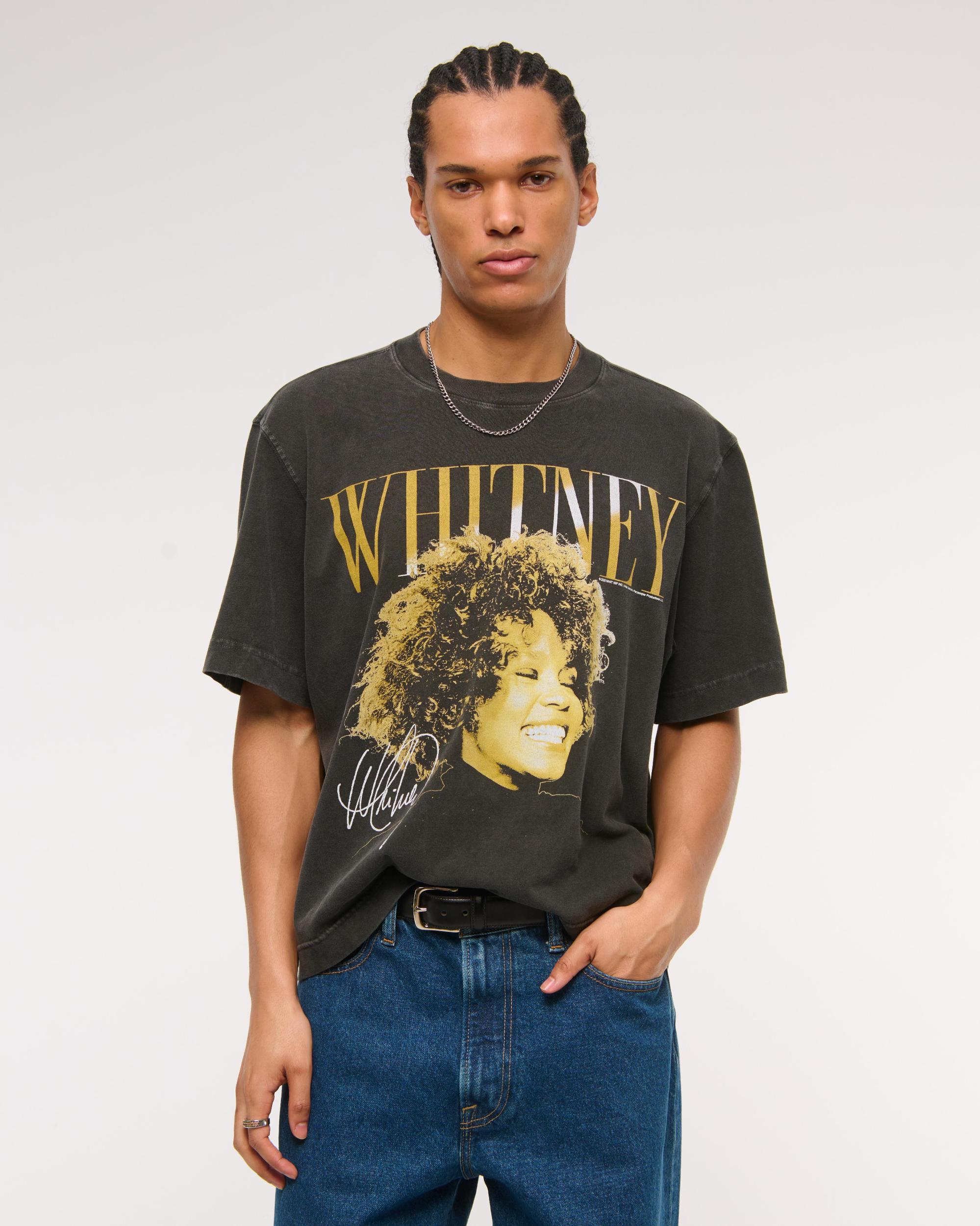 Cropped Whitney Houston Graphic Tee Product Image