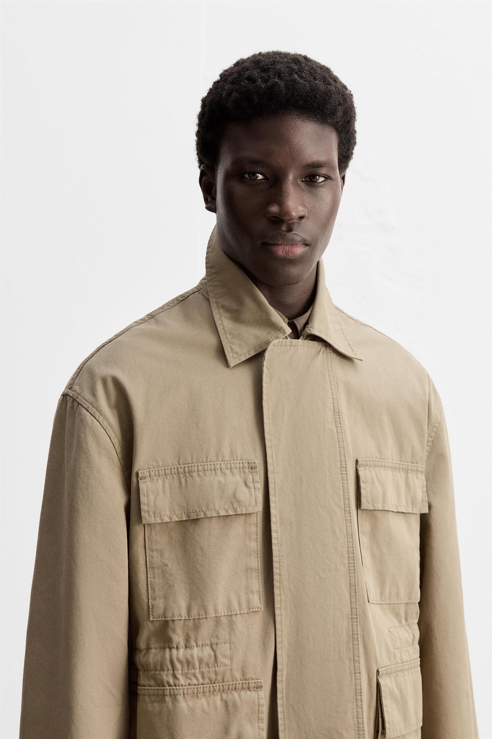 WASHED CANVAS PARKA Product Image