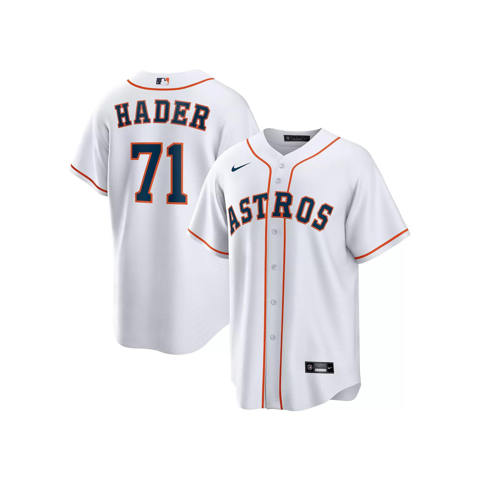 Men's Nike Josh Hader White Houston Astros Home Replica Player Jersey, Size: 2XL Product Image