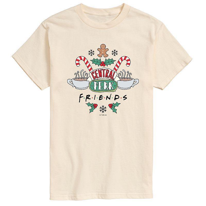 Mens Friends Holiday Central Perk Graphic Tee Product Image