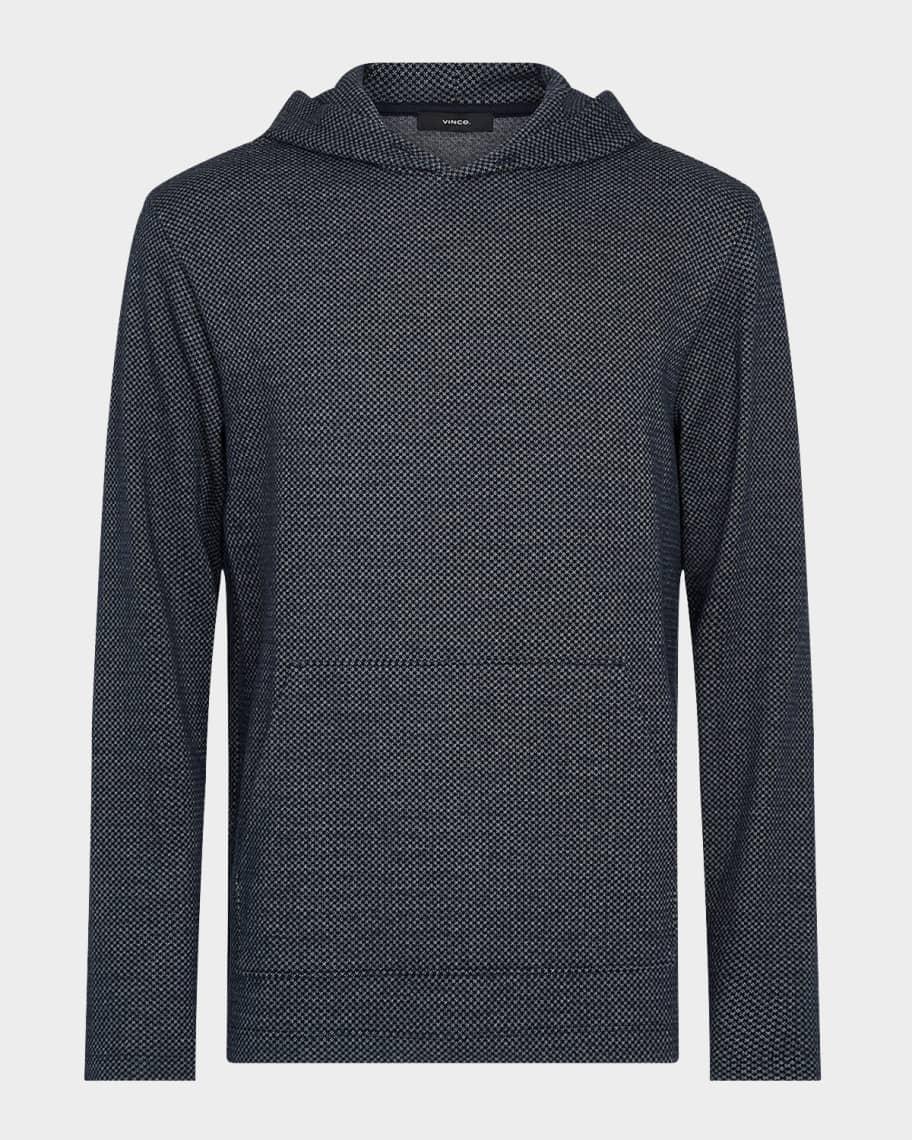 Mens Crosshatch Birdseye Hoodie Product Image