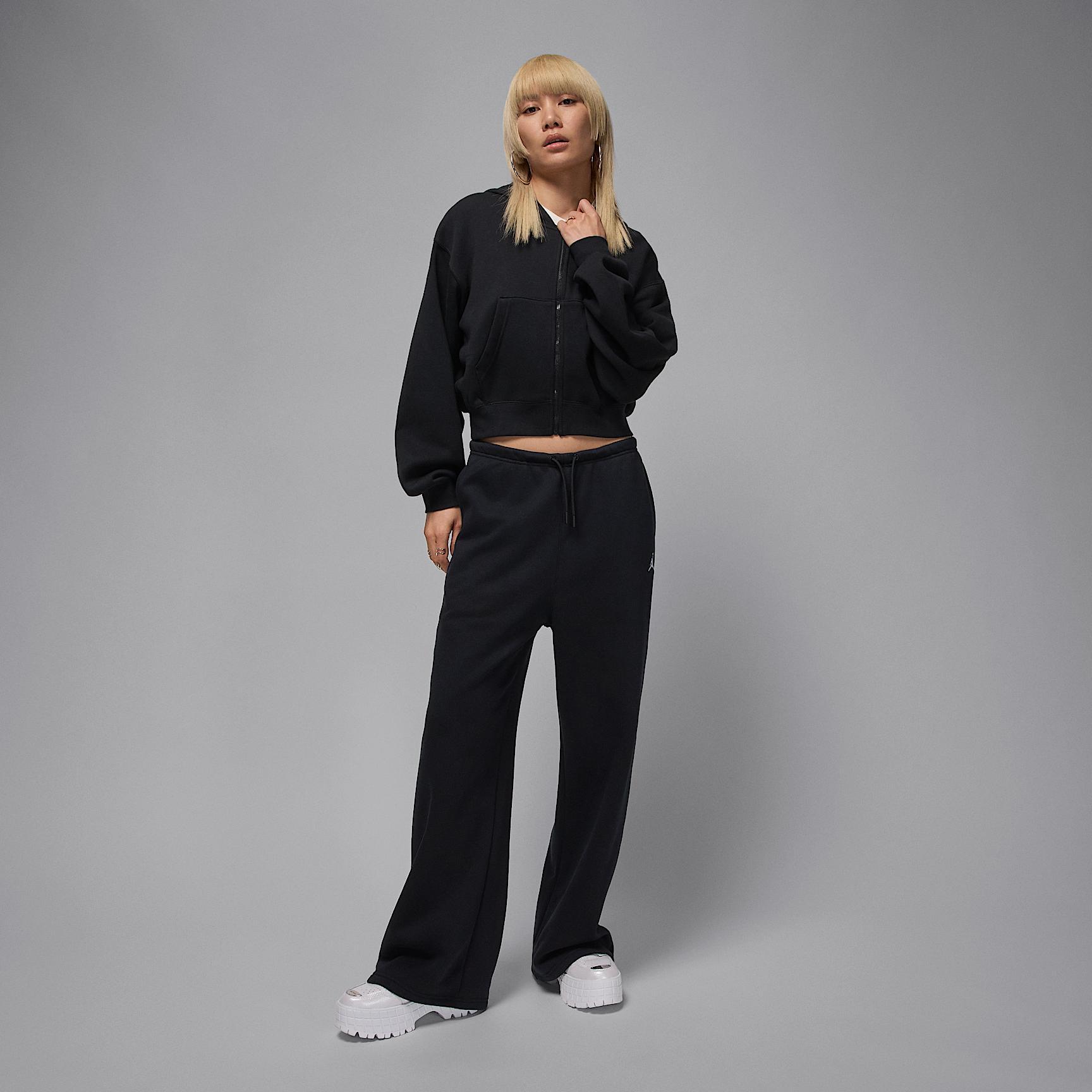 Women's Jordan Brooklyn Fleece Cropped Full-Zip Hoodie Product Image