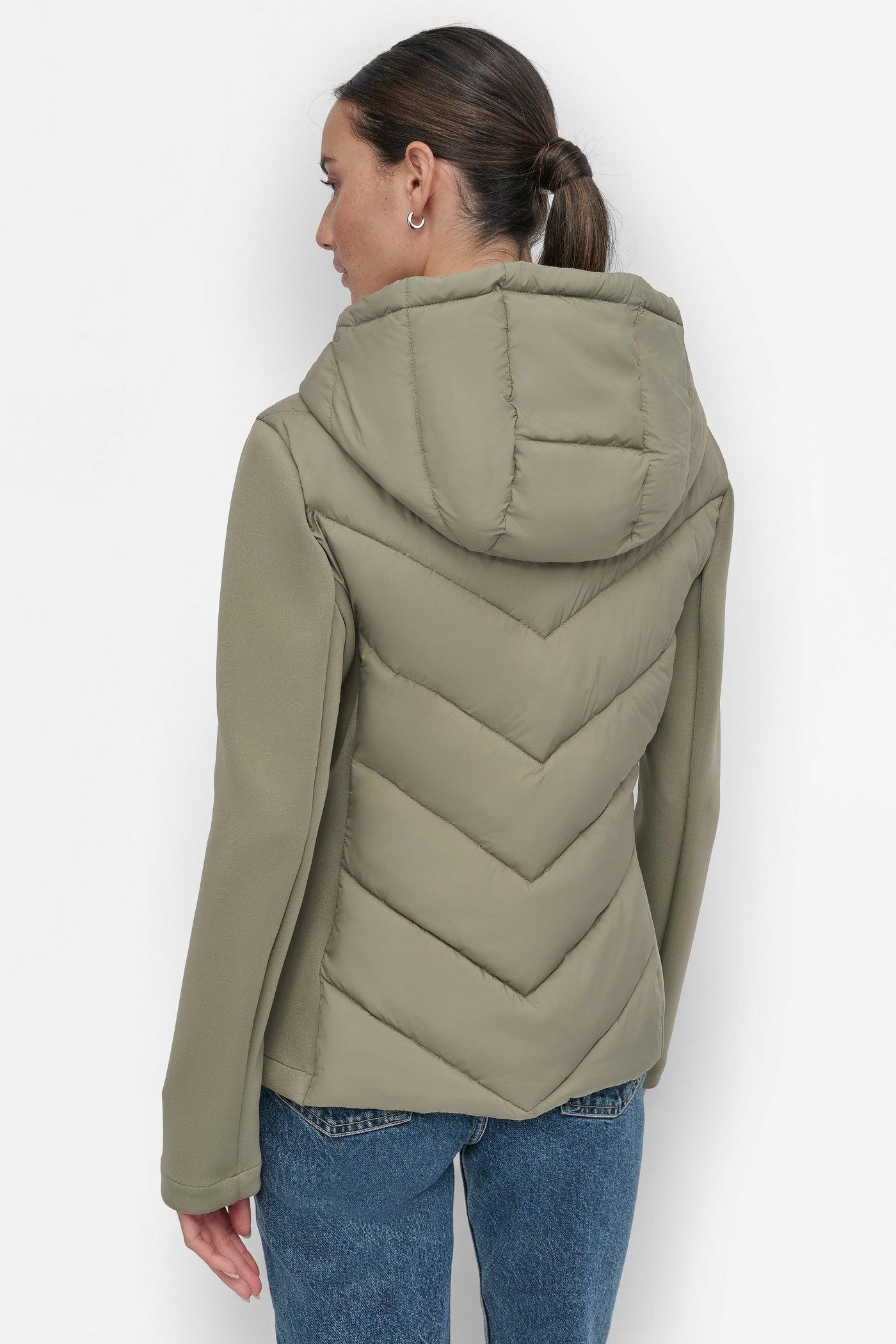 MIXED MEDIA LIGHT WEIGHT PUFFER Product Image