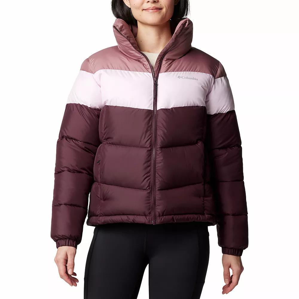 Women's Columbia Puffect II Colorblock Winter Puffer Jacket, Size: Large, Moonvista Colorblock Product Image