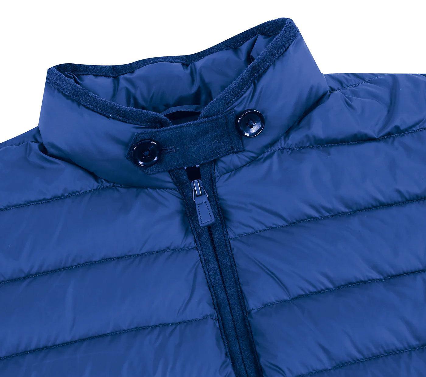 Blue Regular Classic Fit Goose Down Vest Product Image
