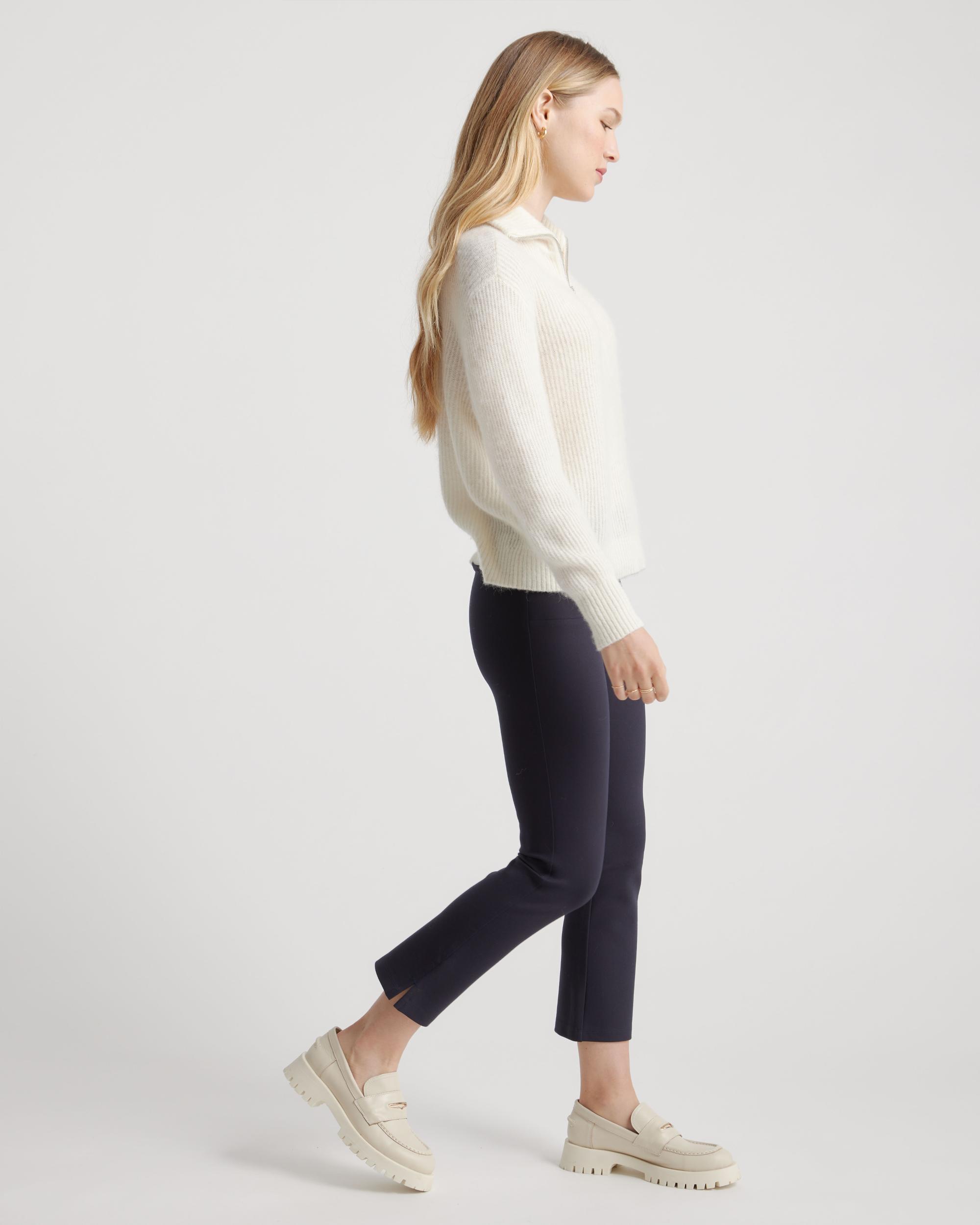 Quince | Women's Ultra-Stretch Ponte Kick Flare Pants Size XL, Rayon Product Image