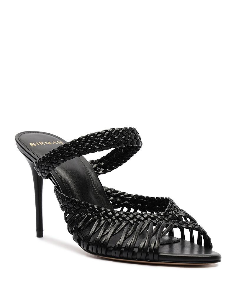 Womens Agatha 85MM Braided Leather Sandals Product Image