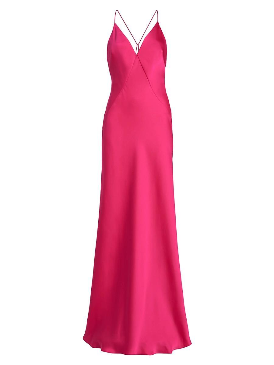 Womens Caspe Crisscrossed-Back Gown Product Image