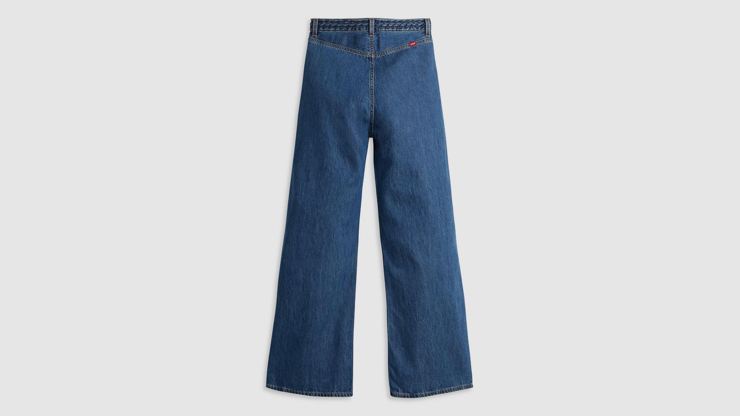 Ribcage Wide Leg Braided Women's Jeans Product Image
