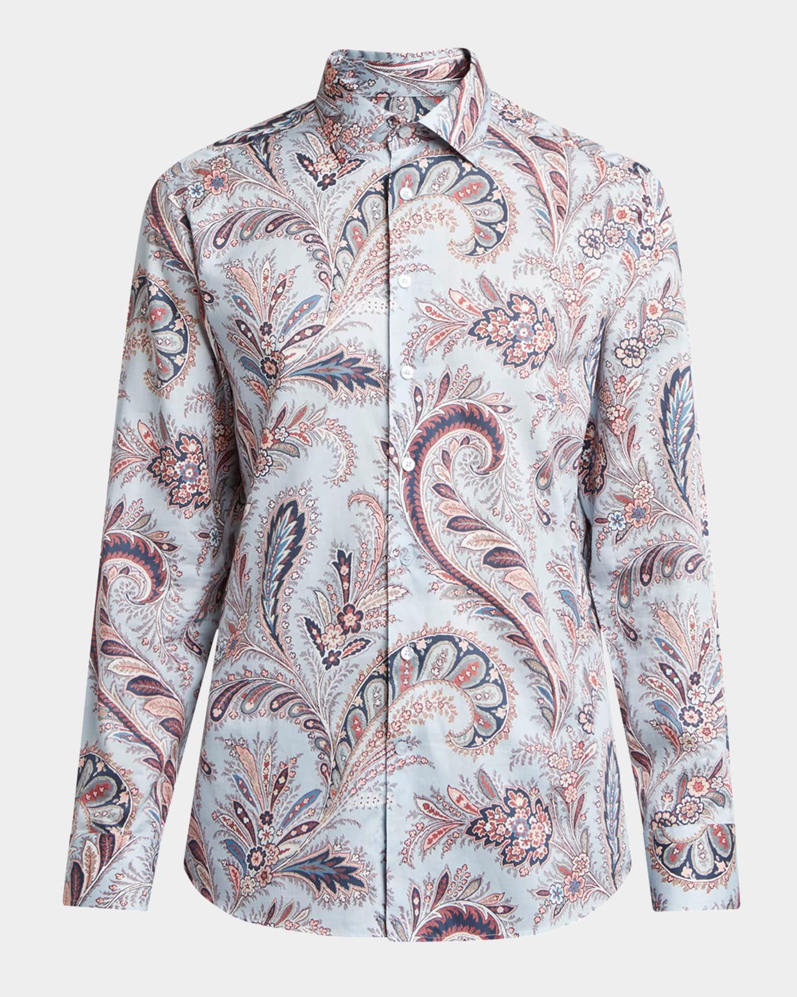 Men's Velvet Paisley Evening Jacket Product Image