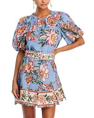 Farm Rio Wonderful Bouquet Mini Dress Product Image