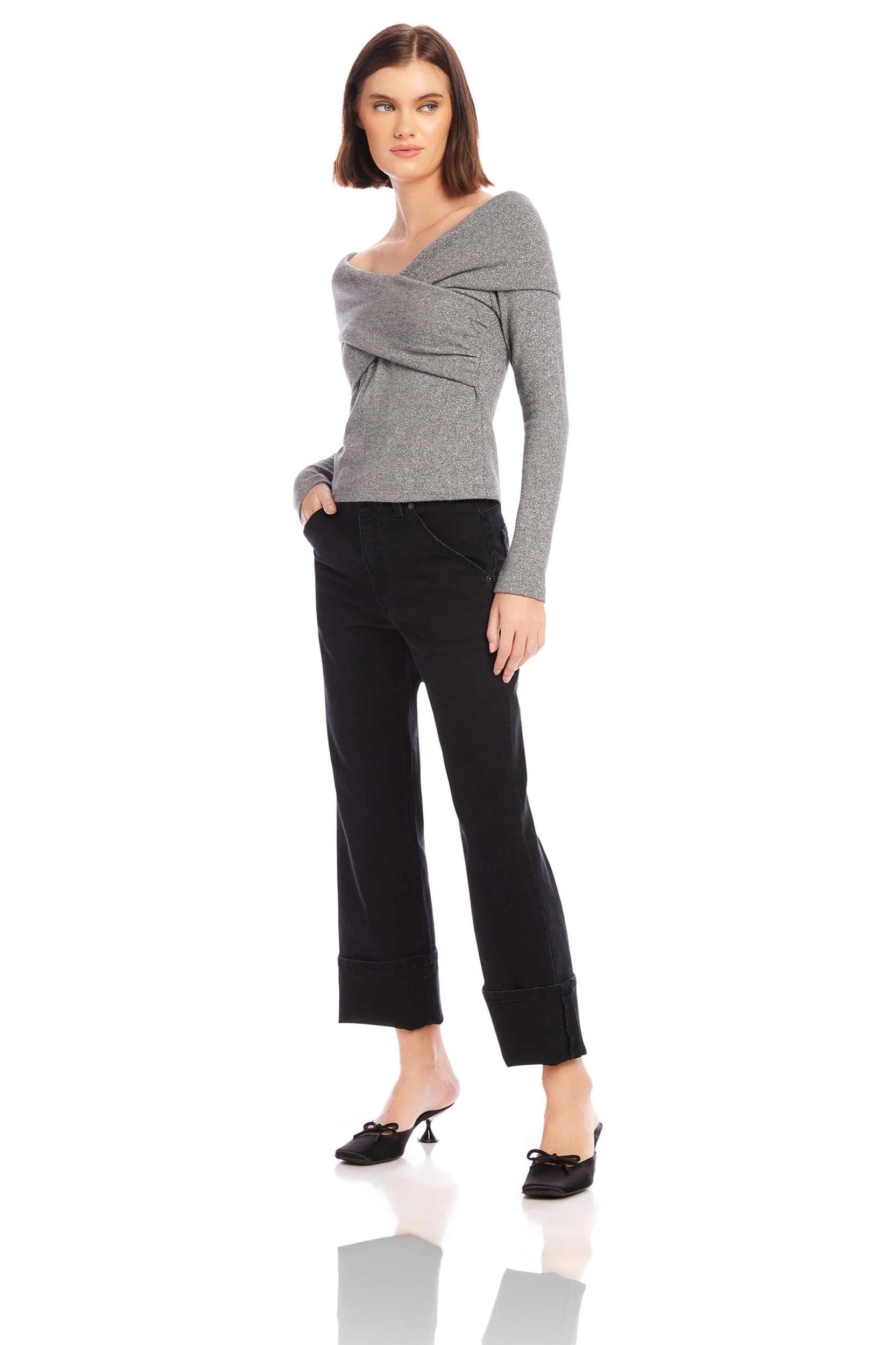 Lana Crossover Drape Top Product Image