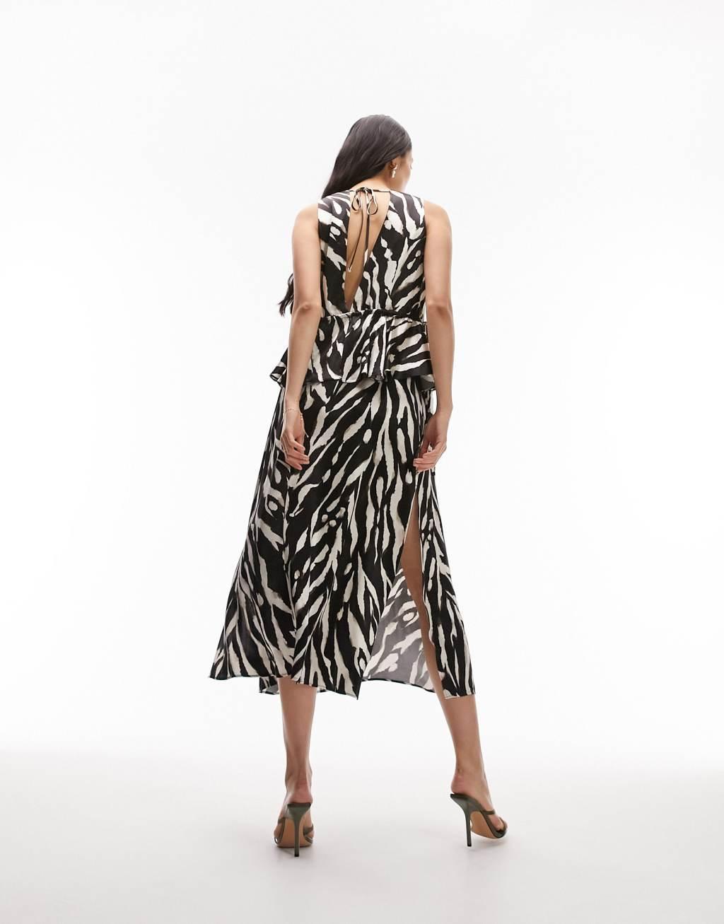 Topshop sleeveless riviera midi dress Product Image