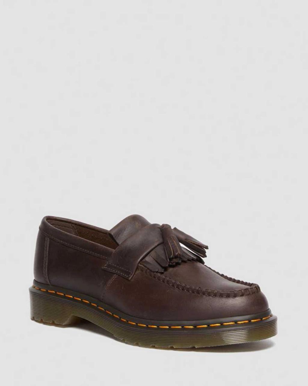 Dr. Martens Mens Adrian Leather Fringe Tassel Detail Loafers Product Image
