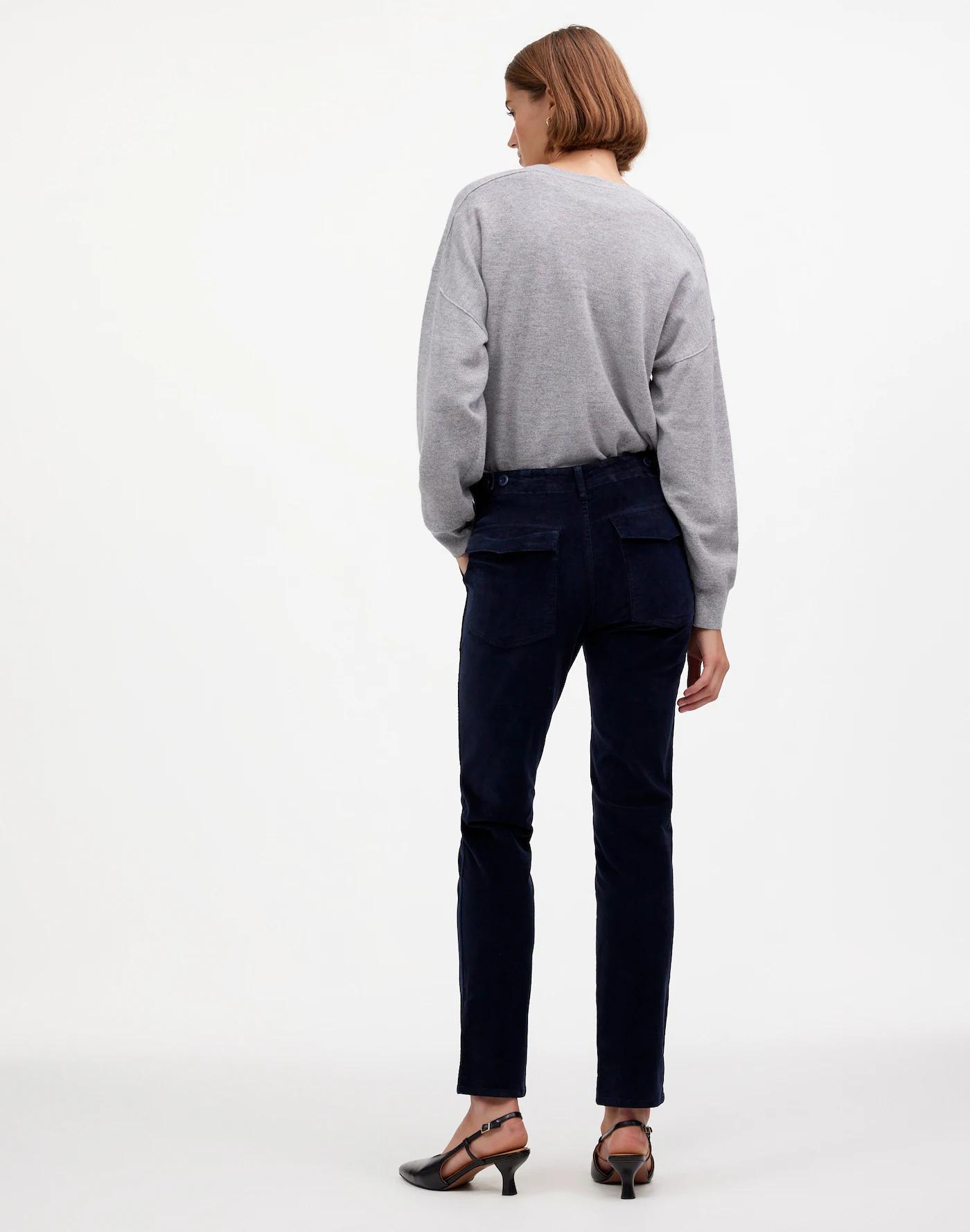 The Tall Slim Straight Trouser Pant in Garment Dye Corduroy Product Image