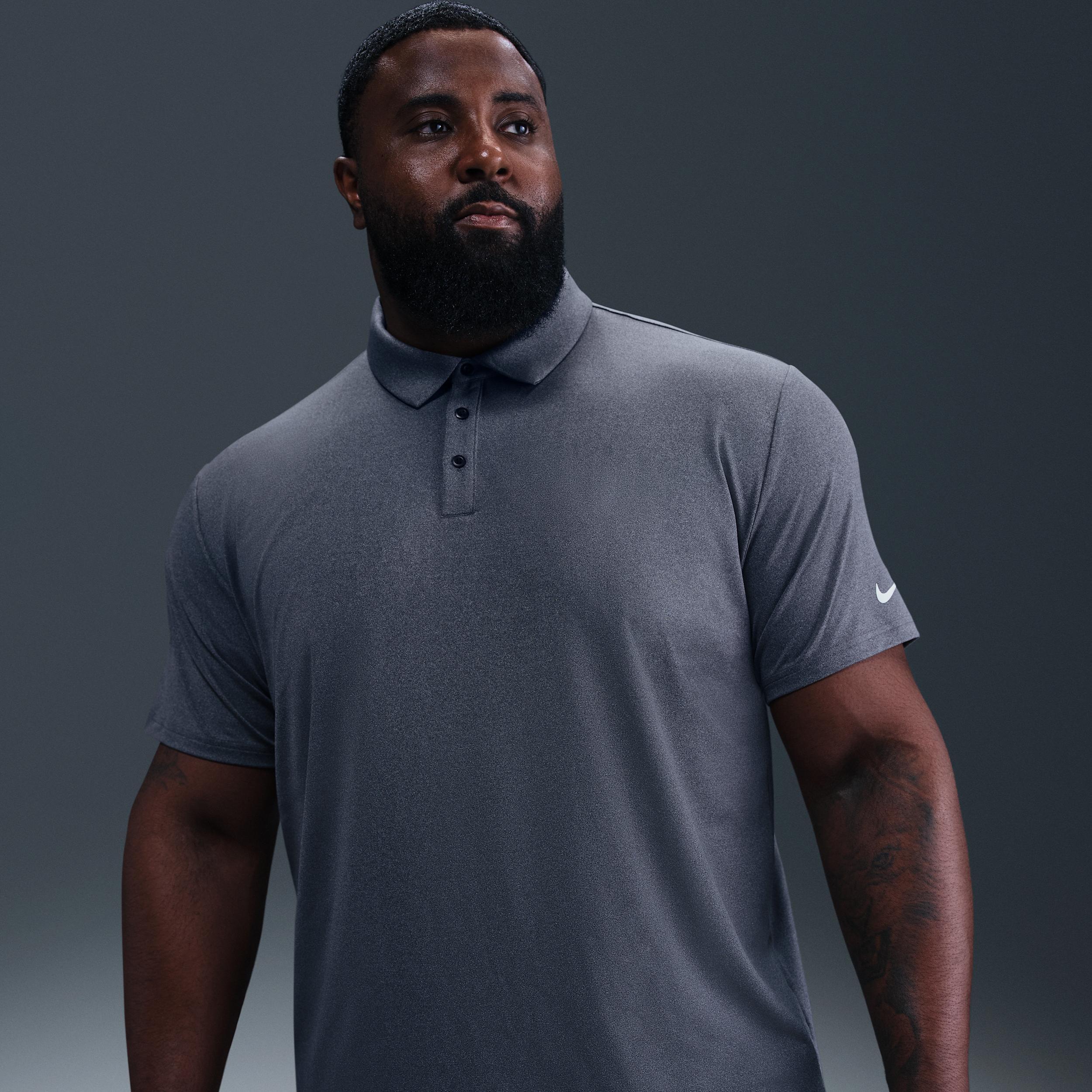 Nike Men's Tour Dri-FIT Heathered Golf Polo Product Image