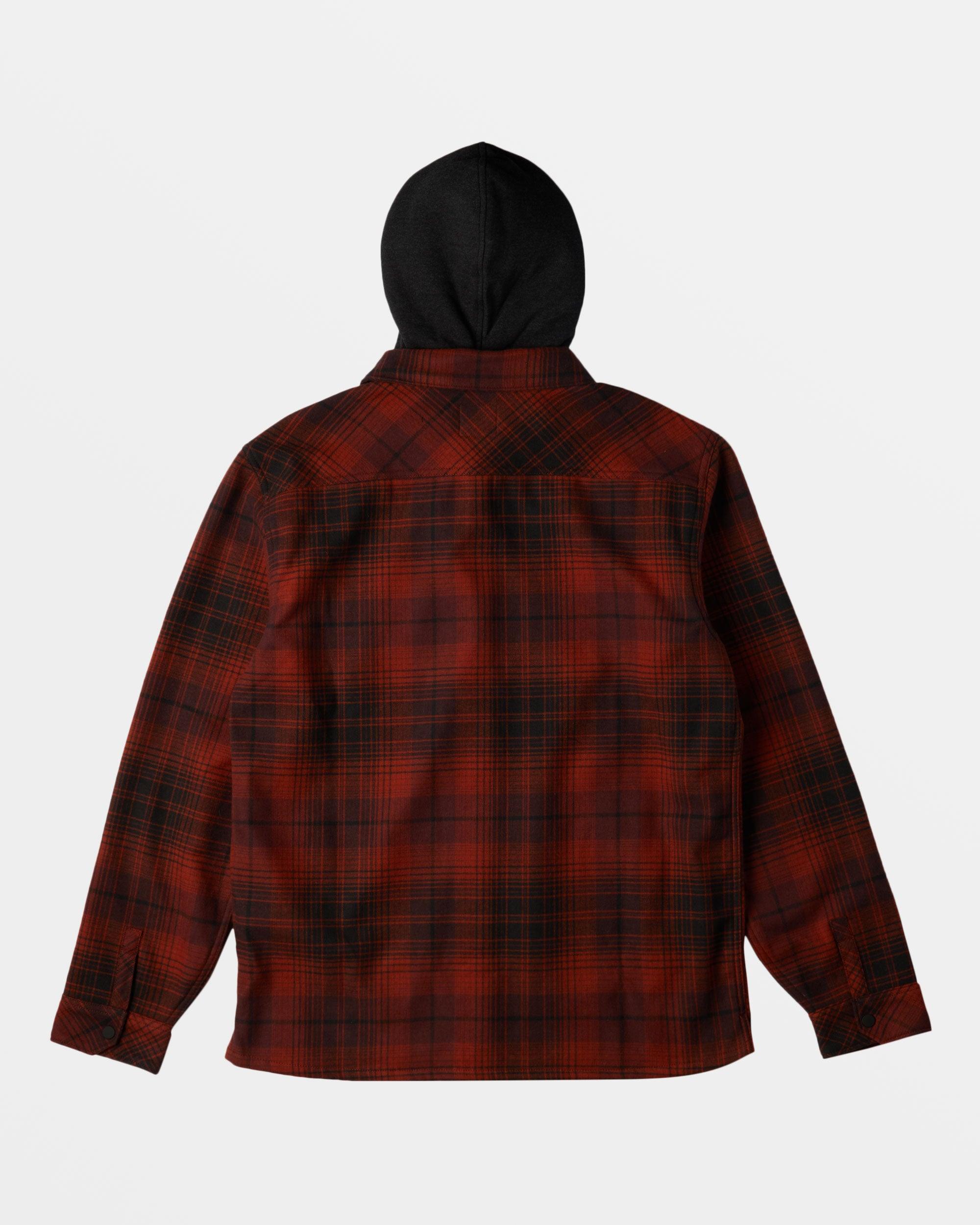 A/Div Furnace Bonded Long Sleeve Flannel Shirt - Sangria Male Product Image