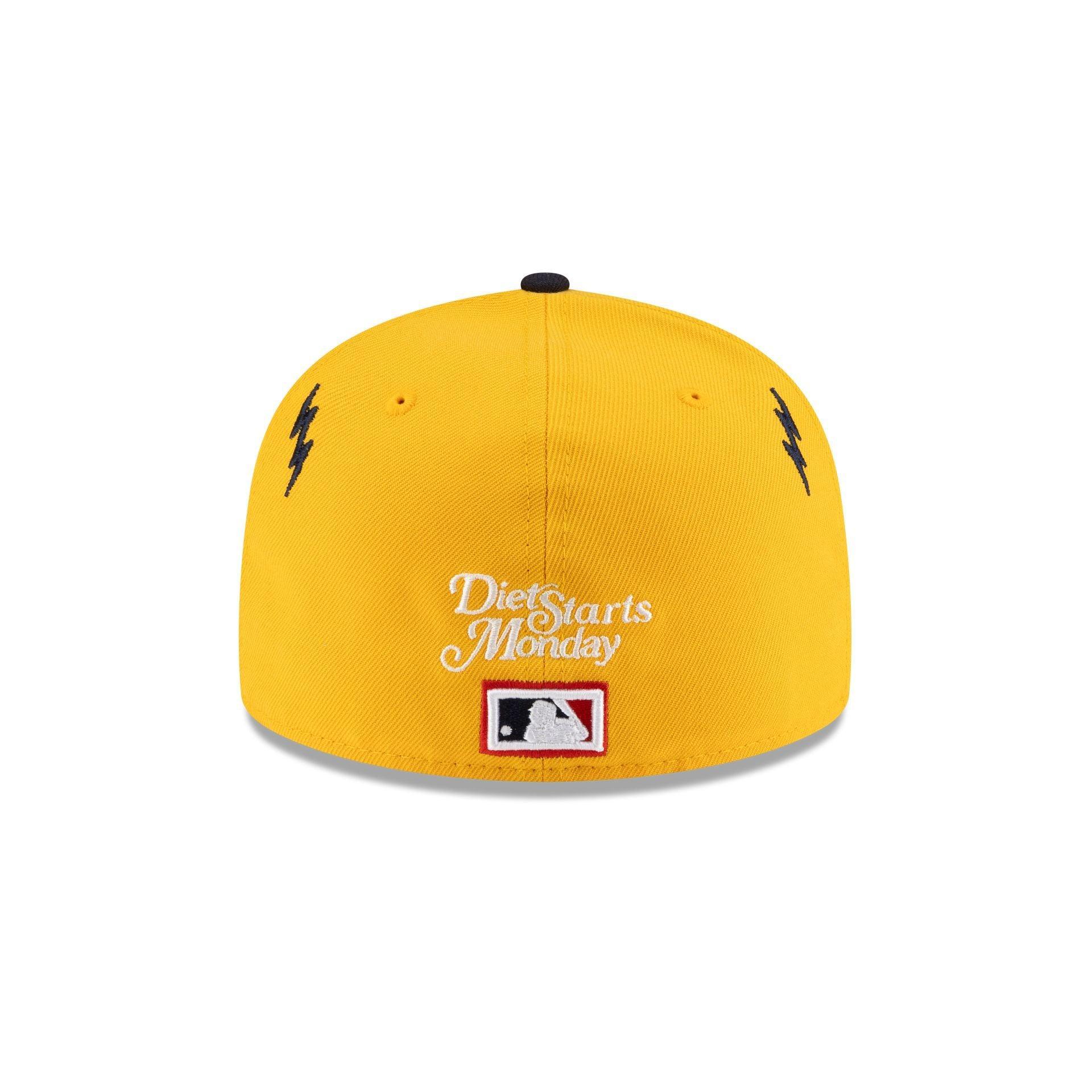 Diet Starts Monday x Cleveland Guardians Lightening Bolts 59FIFTY Fitted Hat Male Product Image